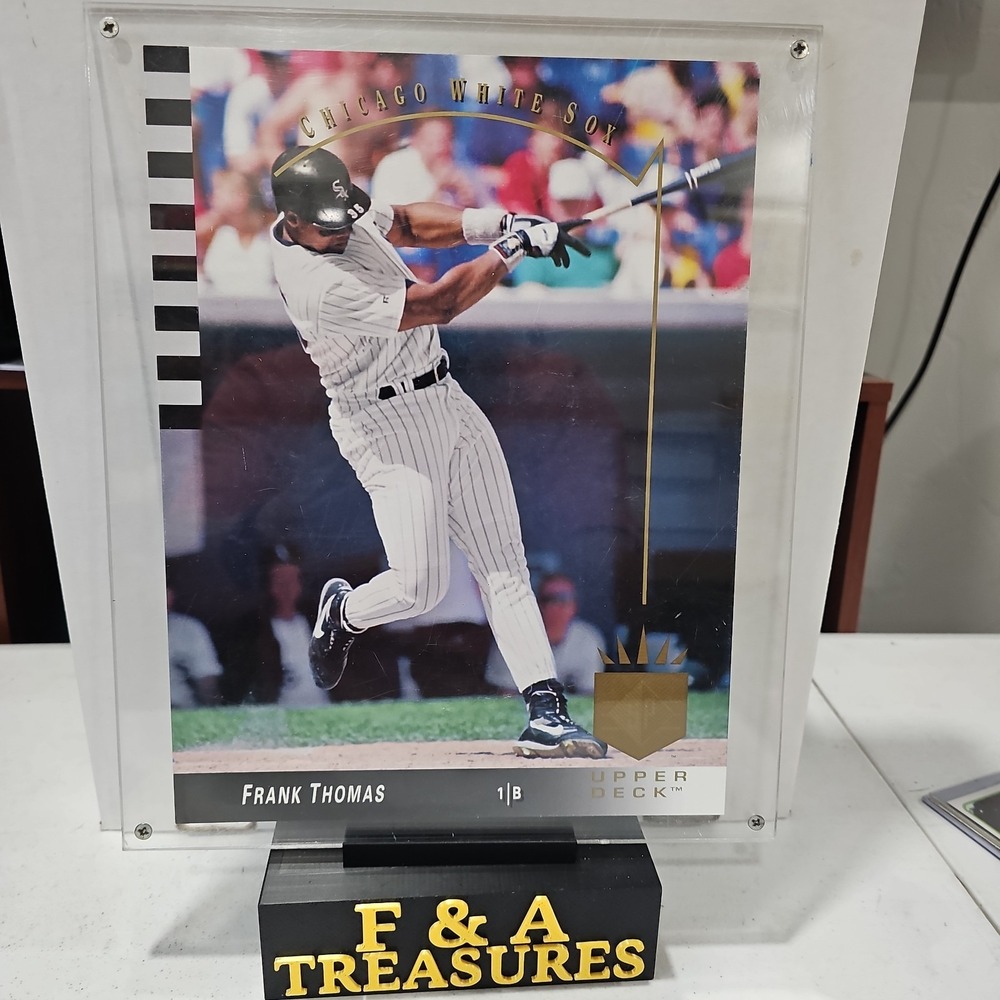 1993 Upper Deck Frank Thomas #260 Jumbo Card 8 1/2X11 1282/1993 In Acrylic Case